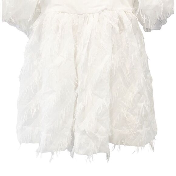 Black Halo Pepper Mini Dress White in Size 4 - Picture 5 of 10